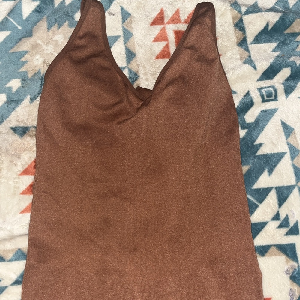 Compression Low Back Shorts Romper - image 2